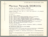 Dedroog Petronella 1880-1971 rouwkaart